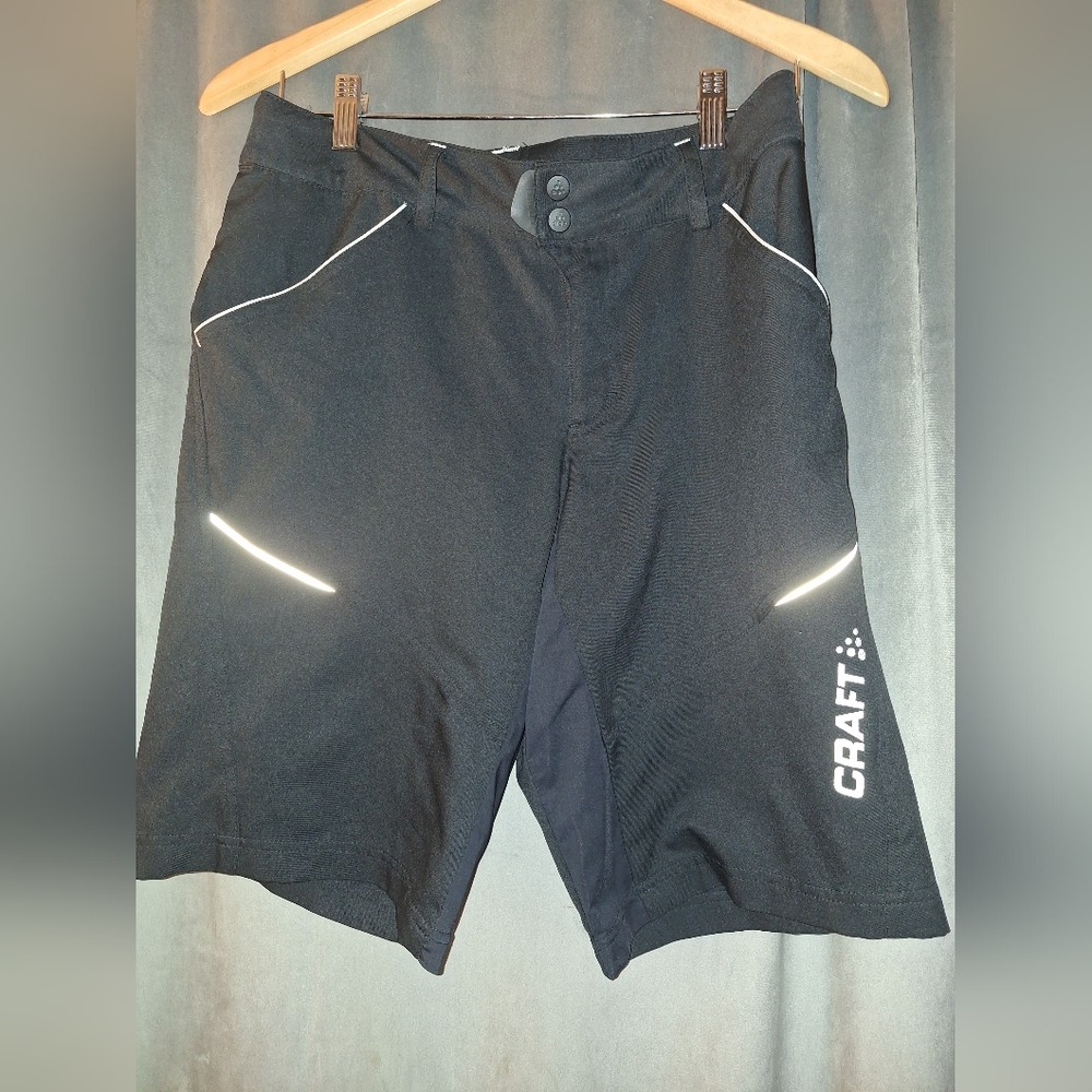 CRAFT mens size Small black athletic shorts